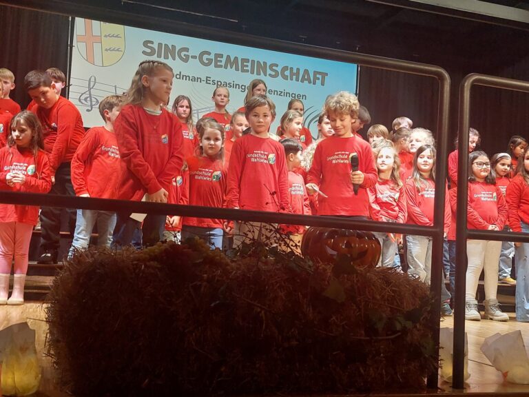 Chor-AG beim Konzert im WEM-Haus 