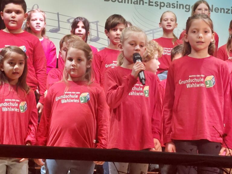 Chor-AG beim Konzert im WEM-Haus 